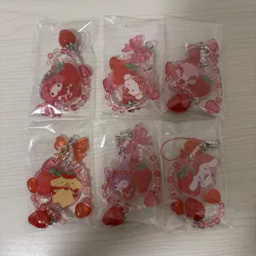 [낱개 판매 가능] 산리오 시크릿 스트랩 딸기 신문