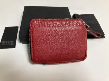 IS/IT 이즈잇 가죽 컴팩트 지갑 에코백 포함 967001 아카