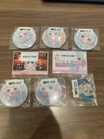 아메야도 레인 캔뱃지 세트