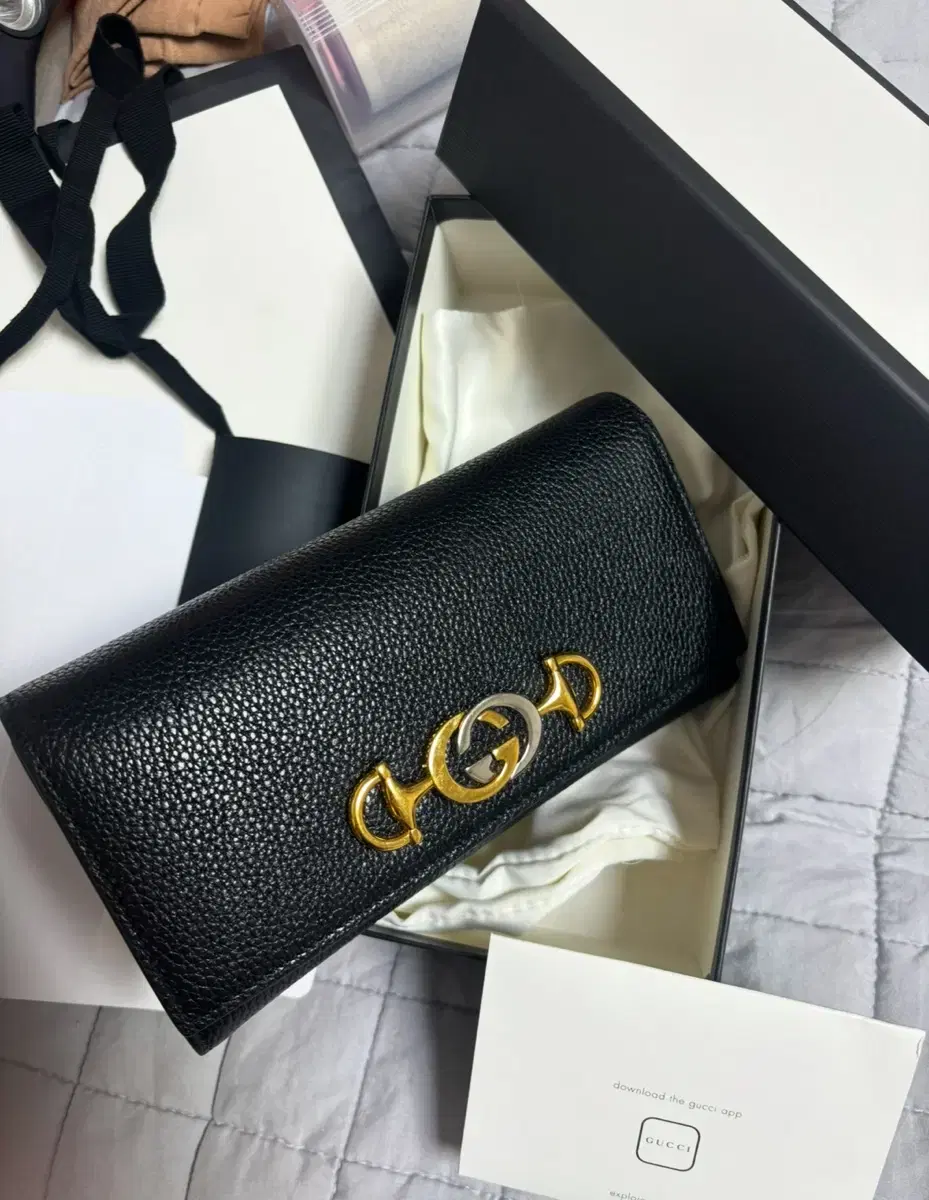 [Full Box] Gucci Zuu Horsebit Long Wallet