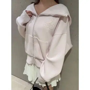 볼륨 후드티 핑크 2025년형
