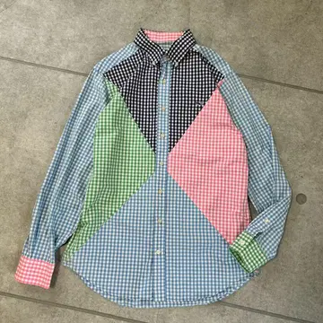 90s00s vineyard vines 긴팔 깅엄 체크 크레이지