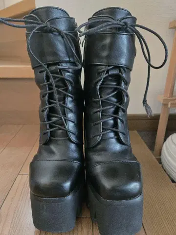 통굽 15cm 부츠 24cm