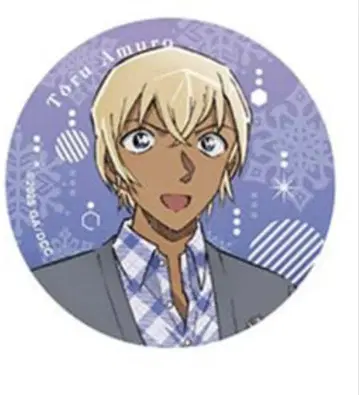 명탐정 코난 단안 잔상 캔뱃지 아마무 토오루 쿠도 신이치