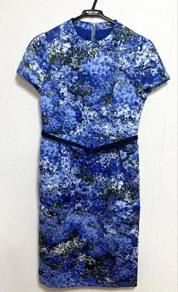 JUNKO SHIMADA 원피스 꽃무늬 블루 38호 M 사이즈