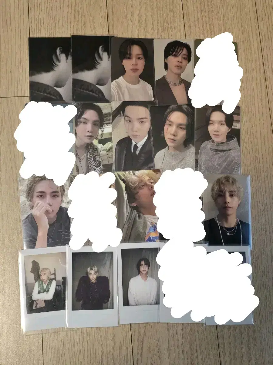 방탄소년단 알엠인디고지민페이스뮤즈제이홉잭인박슈가디데이뷔레이오버데코키트포카