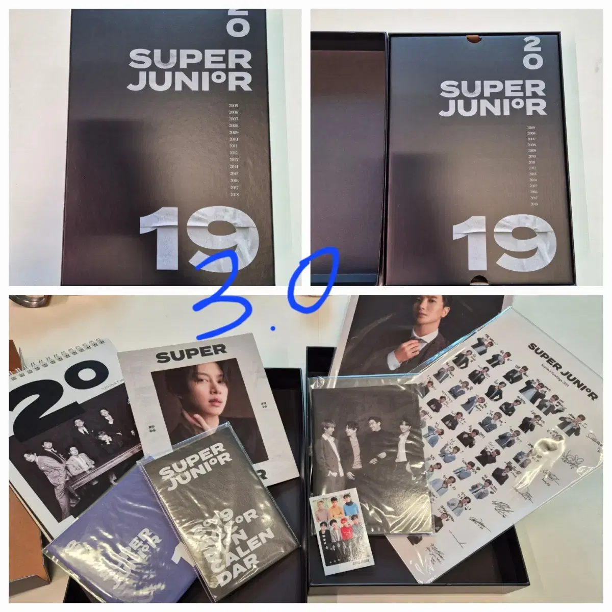 슈퍼주니어 시즌그리팅(19년,20년) / 슈퍼쇼 DVD 팝니다