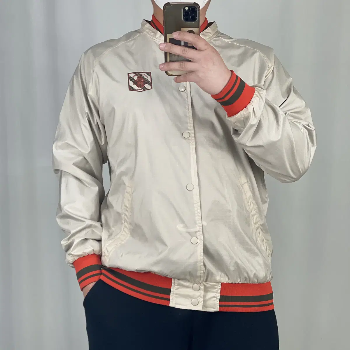 NIKE 나이키 Nike Beige Bloomers Jacket M #나이키