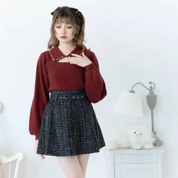 디어 마이 러브 로즈 플레어 스커트 S 사이즈