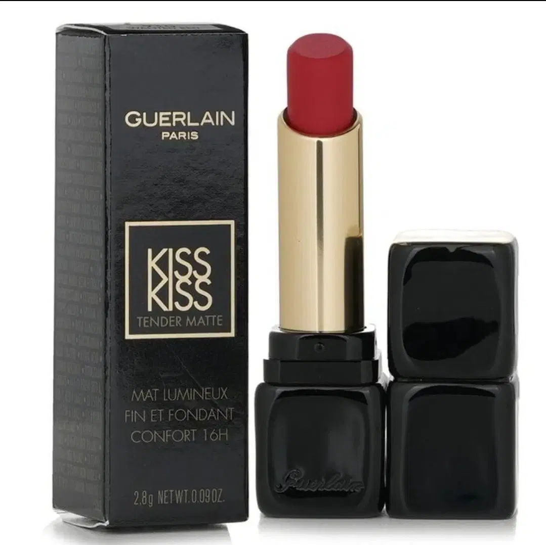 Guerlain - Kiss Kiss Tender Matte Lipstick - 910 Wanted Red