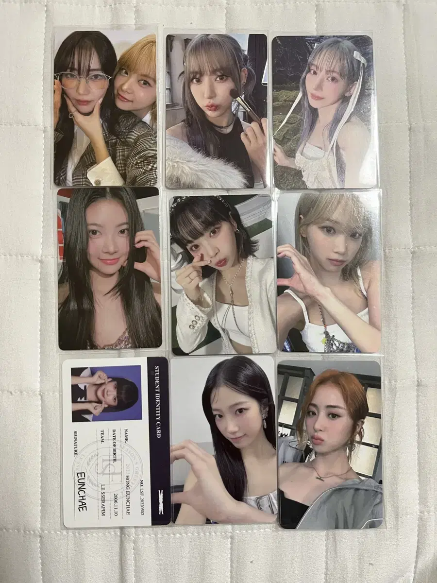르세라핌 포카 일괄 채원은채윤진사쿠라카즈하