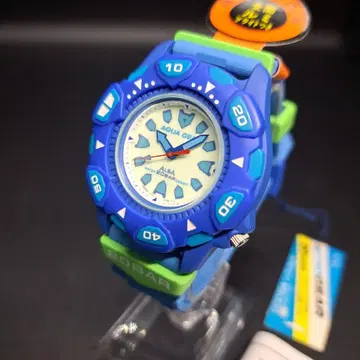 ALBA 알바 AQUA GEAR 다이버 워치 데드스탁