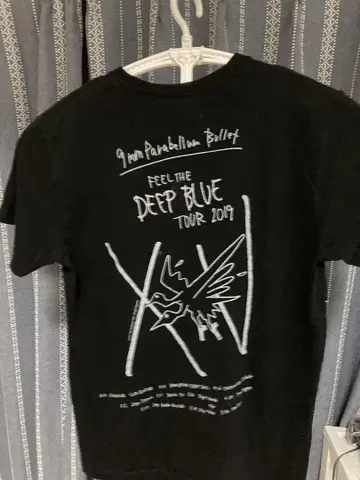 9mm Parabellum Bullet / 티셔츠 DEEP BLUE M