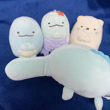 스미코구라시 토카게 엄마 인어 고양이 봉제 인형 3개 세트