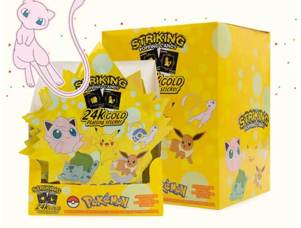 Pokemon Popping Candy 24k Sticker for Sale