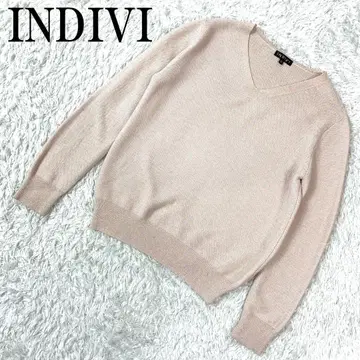 INDIVI 인디비 라메 니트 핑크 05 B9949