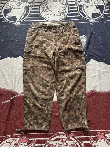 호주 군용 피드 도트 카모 필드 팬츠 카고 팬츠 오버 팬츠