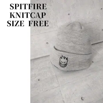 SPITFIRE 니트 비니 그레이 프리 사이즈 캐주얼 남성용
