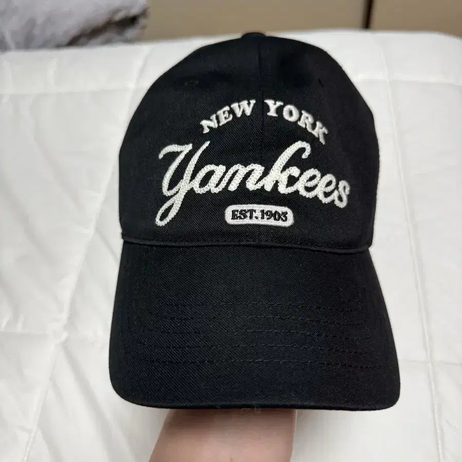 ◆MLB Korea◆ Varsity Lettering Unstructured Ball Cap NY Bla MLB NY Yankees Varsity Lettering Unstructured Ball Cap Black