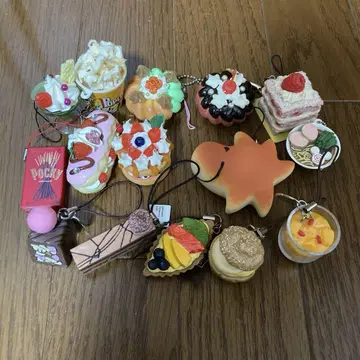 데코 디저트/Lipton/가챠가챠 키링 묶음 판매 15개