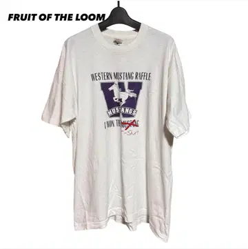 FRUIT OF THE LOOM 머스탱 싱글 스티치 티셔츠