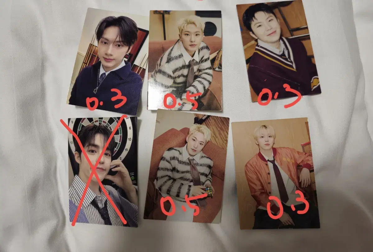 세븐틴 홀리데이 포카(호시,준,우지)