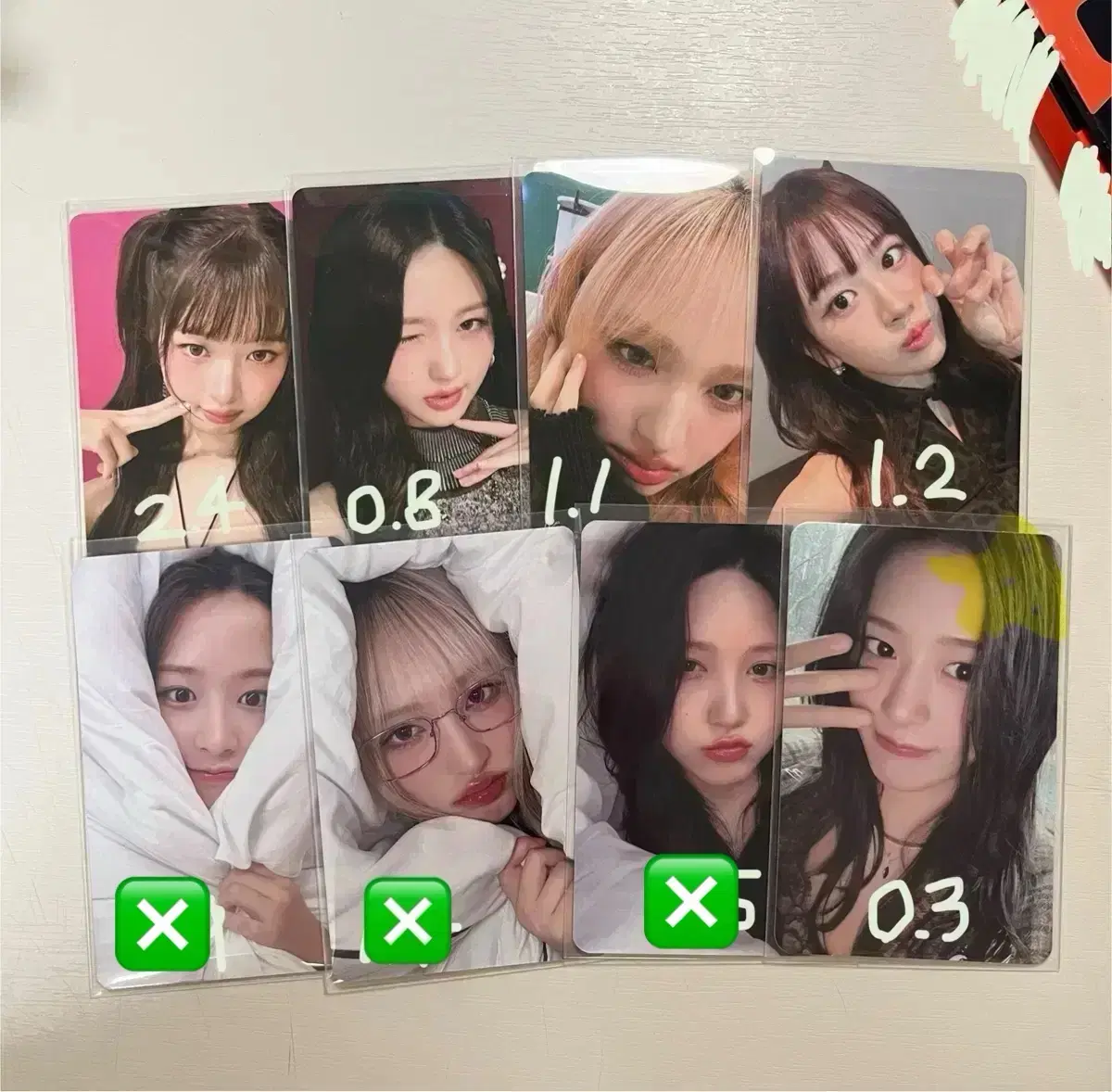 아이브아스테아이돌스테이지엠파시미공포포카양도유진레이가을이서원영리즈멬스4종