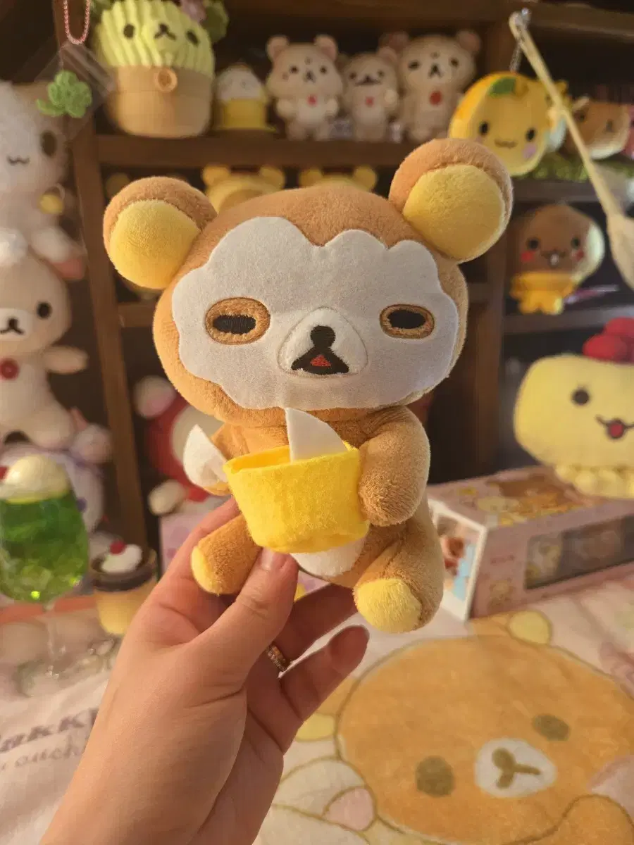 리락쿠마팩 마스크팩 인형