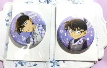 명탐정 코난 단안 잔상 캔뱃지 코난 신이치 세트