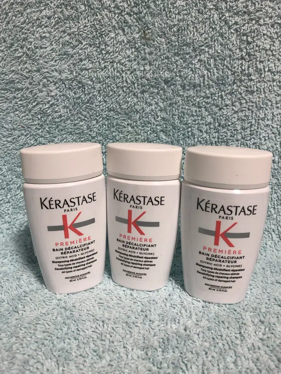 Premiere Decalcifying Bath Kerastase Shampoo 3 bottles