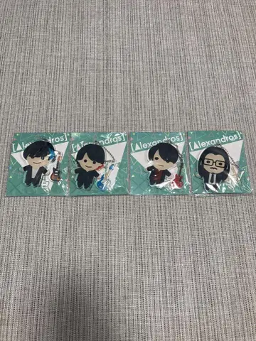 Alexandros 알렉산드로스 아크릴 키링 4개 세트