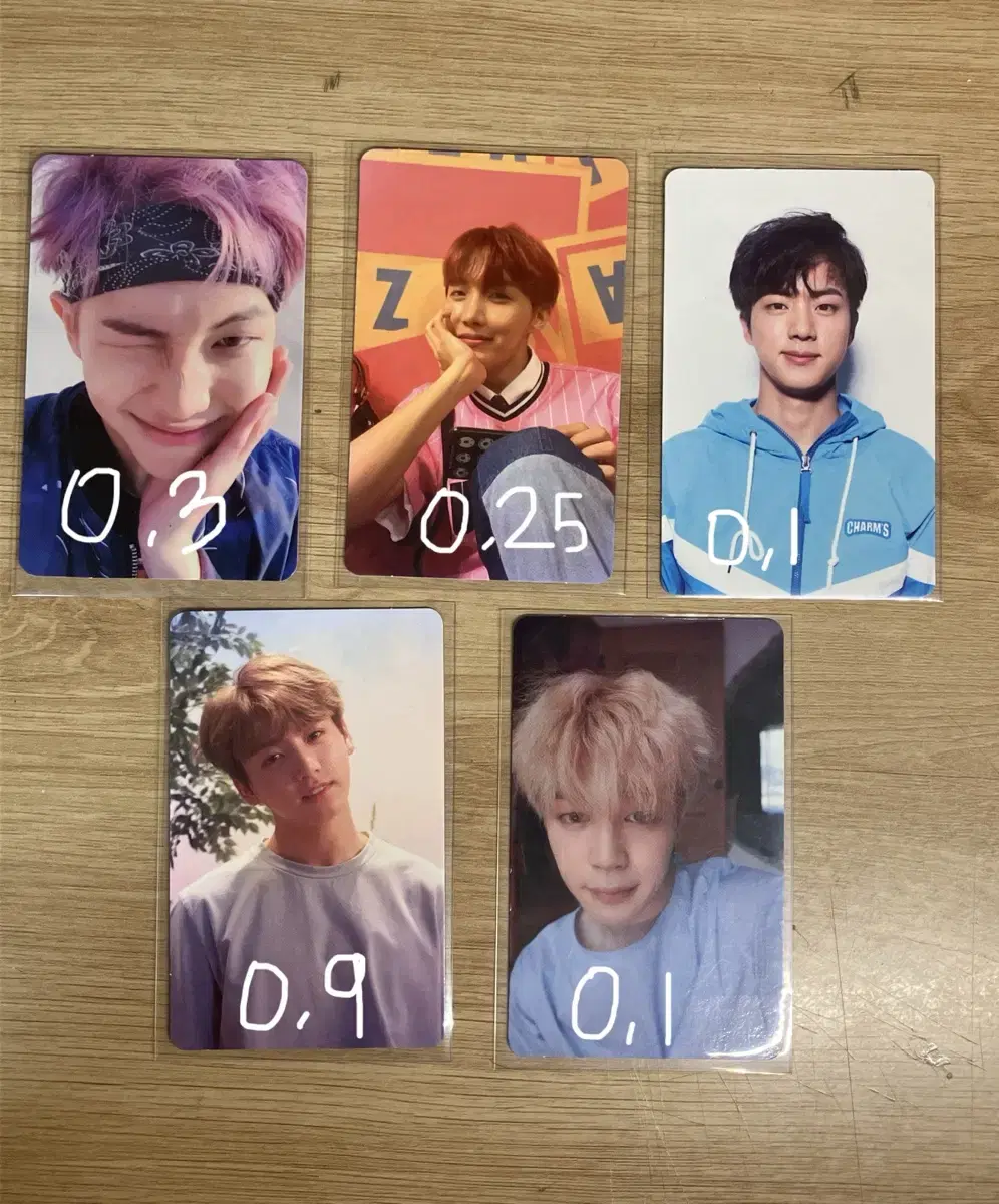방탄 포카 판매
