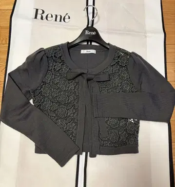 Rene 레이스 그레이 니트