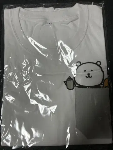 미사용 새상품 M 사이즈 농담곰 카페 티셔츠