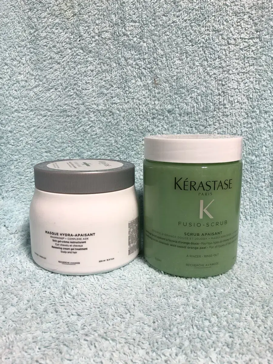 Fuzio Soothing Scrub Soothing Gel Mask Hydra Abaz Kerastase