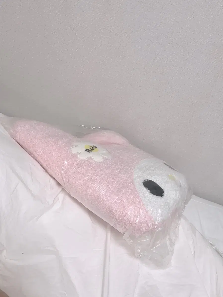 마이멜로디 로라로라 콜라보 대형 쿠션 새상품 갸루 방꾸 로리타 지뢰계