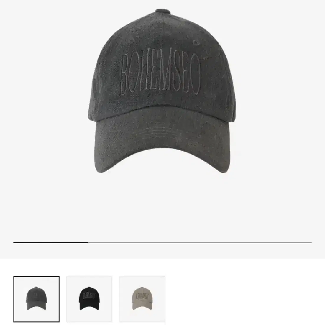【BOHEMIAN SEOUL】24FW ROVER COTTON BALL CAP (2COLORS) BOHEMIAN SEOUL】24fw ROVER COTTON BALL CAP (BOHEMSEO