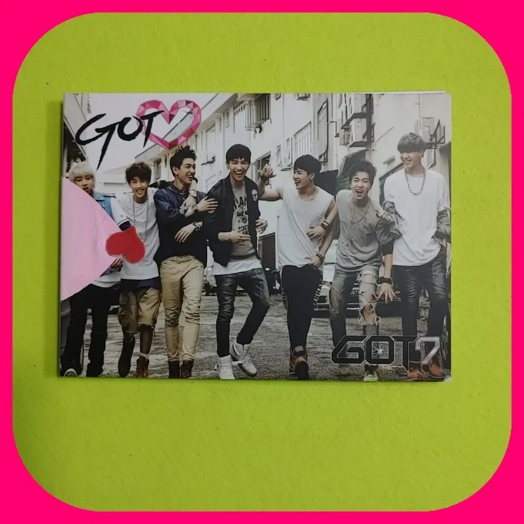GOT7 친필싸인반 CD 미사용