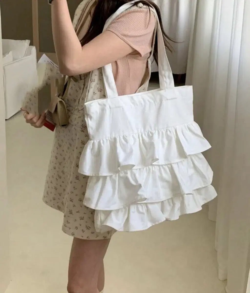 프릴 에코백 가방