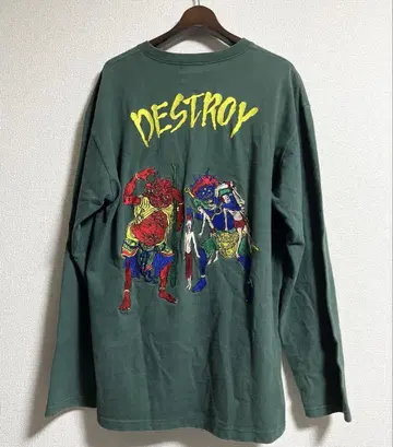 KIDILL 키딜 혼돈 모순 공허 DESTROY 자수 롱T