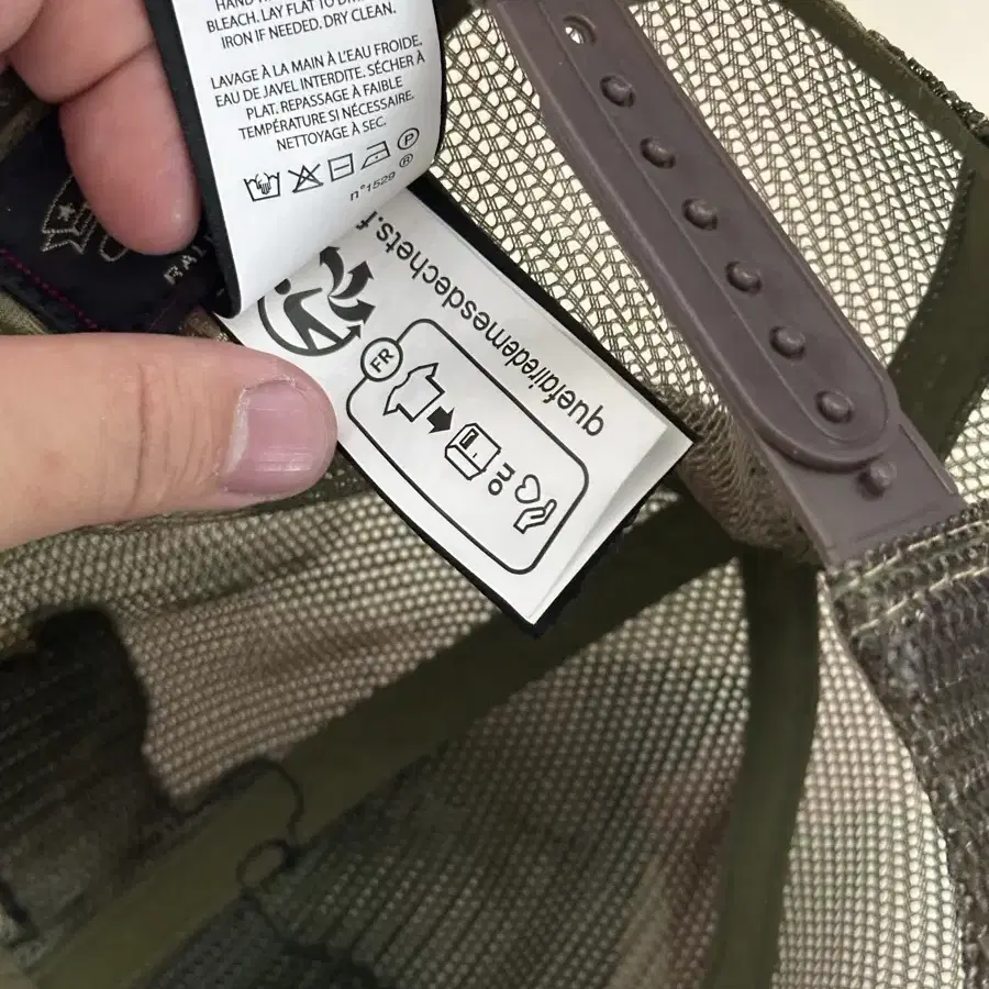 RRL(더블알엘) 월계관 로고 패치 메쉬캡 카모