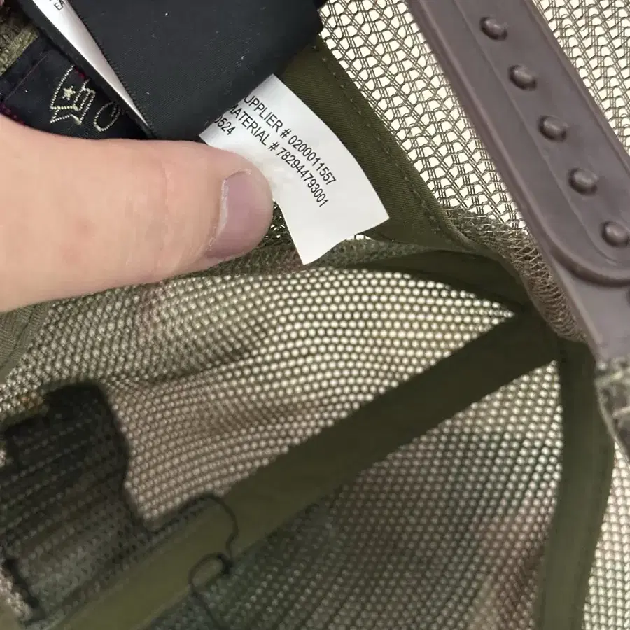 RRL(더블알엘) 월계관 로고 패치 메쉬캡 카모