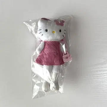 [새상품 미개봉] 키디랜드 한정 스타일업 마스코트 키티 핑크 퀼트