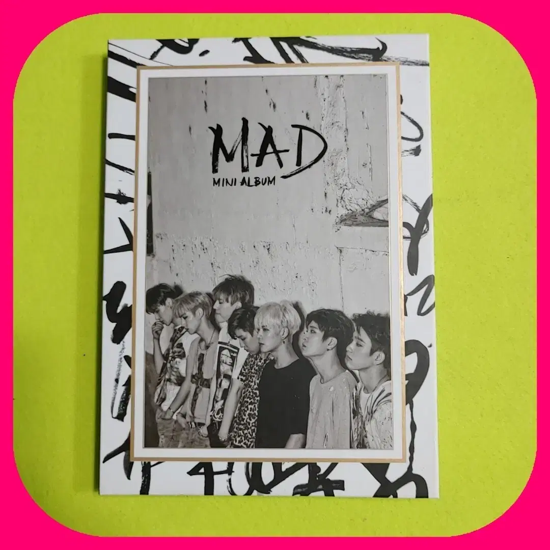 GOT 7 MAD 친필싸인반  미사용