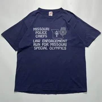 90s 저지 USA제 빈티지 티셔츠 XL 네이비 싱글 6340
