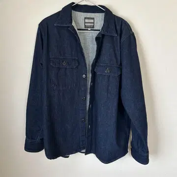 긴팔 셔츠 속기모 인디고 데님 셔츠 MOMOTARO JEANS