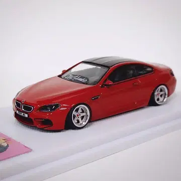 1/64 BMW 딜러 한정판 캐스트 BMW M6 정밀 미니카 스탠스