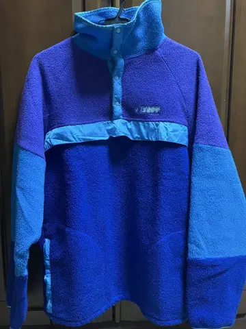 BANFF 플리스 자켓 파랑 보라색