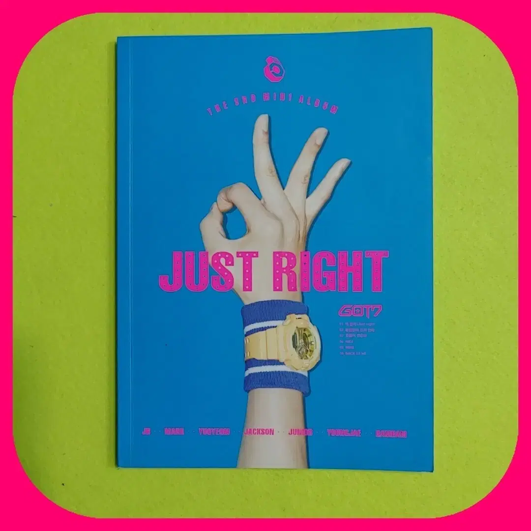 GOT7 JUST RIGHT 친필싸인반 CD
