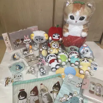 mofusand 묶음 판매 봉제 인형 마스코트 상어 고양이 산리오